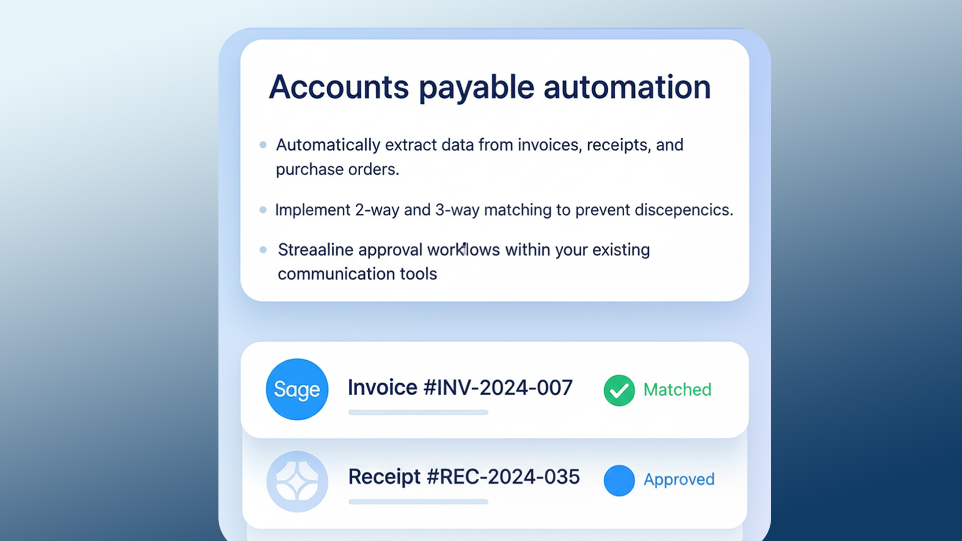 Accounts Payable Automation